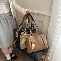 Nouveau Sac Fourre-tout Grande Capacité en Soie Texturée Luxe Léger 2026 pour Femme