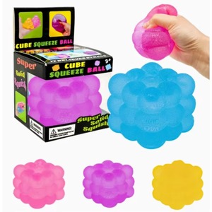 Multi Design Colorful Maltose Teens Sensory Stress Fidget Toys Drop Ice Cube Candy Diamond Squishy Stress Ball Capsule Toy - Product Image 2