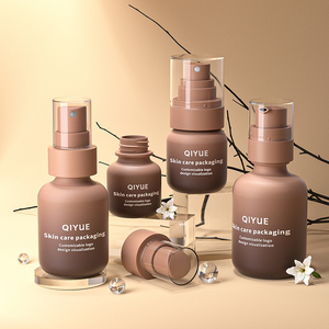 Sang trọng dầu gội chăm sóc da bao bì Set PETG nhựa nắp vặn <span class=keywords><strong>40ml</strong></span> 60ml 100ml 150ml 250ml phun chai mỹ phẩm bao bì - Product Image 3