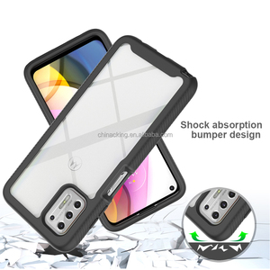 Funda híbrida resistente 2 en 1 de PC + TPU a prueba de golpes para <span class=keywords><strong>Motorola</strong></span> Moto G <span class=keywords><strong>Stylus</strong></span> <span class=keywords><strong>2021</strong></span> G60 G30 G20 G10 G10 Power - Product Image 3