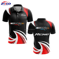 Chemise de course F1 confortable personnalisée MX pour maillot de course de moto sublimé respirant chemises de course vierges chemise Pit Crew