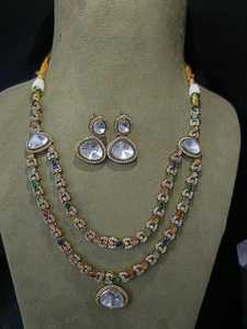 Collar DE BODA indio Sabyasachi, joyería inspirada en Sabyasachi, joyería nupcial India pakistaní, conjuntos de joyería Sabyasachi Bollywood - Product Image 6