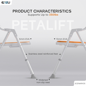 Ensu OEM có thể gập lại cài đặt miễn phí ghế tắm với tay vịn tựa lưng một tay gấp khuyết tật Ghế tắm - Product Image 6