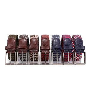 3513 School Men/Ladies Geflochtener elastischer Stretch gurt Echtes Leders chwanz Hot Top im Jahr 2022 - Product Image 6