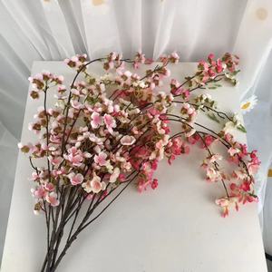 Bán Buôn Chất Lượng Cao Nhân Tạo Hoa Anh Đào Hoa Chi Nhánh Nhà Máy Trang Trí Lụa Sakura Cây Dài Cho Cây Hoa - Product Image 4