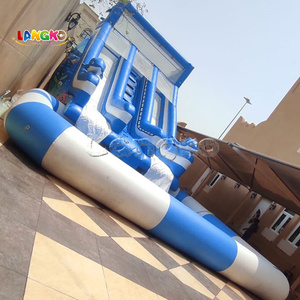Toboggan aquatique gonflable sur le thème de la <span class=keywords><strong>plage</strong></span> et des tongs, grand format, double piste, pour fêtes estivales - Product Image 6