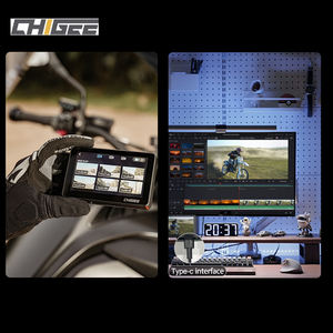 CHIGEE 4k Dual Lens Waterproof Tpms Motorcycle <strong>Dashcam</strong> Front and Rear <strong>Motorbike</strong> <strong>Dashcam</strong> With Gps - Product Image 5