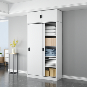 Meubles <span class=keywords><strong>de</strong></span> chambre à coucher modernes et minimalistes, armoire en bois, <span class=keywords><strong>placard</strong></span> à vêtements, combinaison <span class=keywords><strong>de</strong></span> placards, <span class=keywords><strong>porte</strong></span> <span class=keywords><strong>coulissante</strong></span>, armoire - Product Image 1
