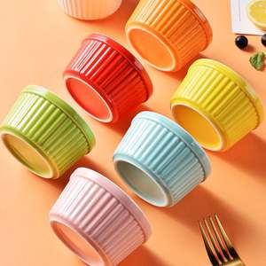 Logo personnalisé, ustensiles de cuisson, crème brûlée, porcelaine, va au four, céramique, bols ramequins soufflés pour la cuisson des restaurants - Product Image 6