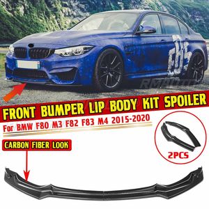 Kit carrosserie CS Style F80 : Lame de pare-chocs avant, spoiler, séparateur, moulure de contour, couvercle, garniture, diffuseur pour BMW F80 M3 F82 F83 M4 2015-2020 - Product Image 1