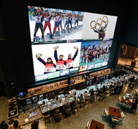 Layar Video LED Lengkung Dalam Ruangan Ultra Slim Micro 4K 8K P1.2-P1.86 Pitch dengan Dukungan HDR dan Ukuran yang Dapat Disesuaikan