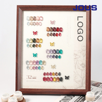 JOUS Kit de 32 Gels Ongles Effet Œil de Chat à Base d'Eau, 15ml, Sans HEMA, Magnétique, OEM, Marque Privée, Salon, E-commerce, Vente en Gros