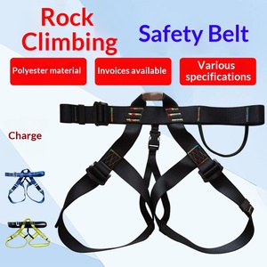 Suministro Directo de Fábrica: Cinturón de Seguridad de Medio Cuerpo para Montañismo y Escalada en Roca, Entrenamiento contra Incendios, Escape de Caída Rápida en Altura - Product Image 1