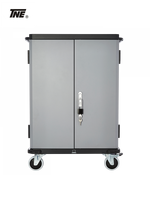 Chariot de recharge pour ordinateurs portables à 36 emplacements avec clavier de verrouillage, pour salles de classe scolaires, équipement pédagogique, armoire de recharge pour ordinateurs portables