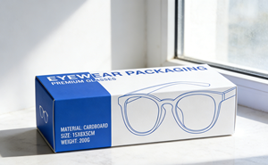 High-End Eyewear <b>Packaging</b> Box Made of Thick White Cardboard with Eco-Friendly Custom Size & Magnetic Closure - Product Image 6