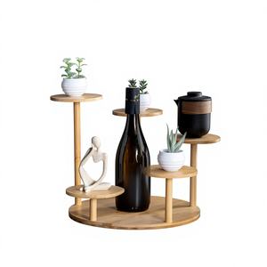 <span class=keywords><strong>ชั้น</strong></span><span class=keywords><strong>วาง</strong></span>ดอกไม้ทรงกลมหลายชั้นทำจากไม้ไผ่ สำหรับตกแต่งห้องนั่งเล่นและโต๊ะทำงาน ใช้ภายในอาคาร ขายส่ง - Product Image 1