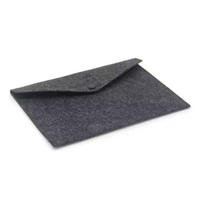 Pochette de rangement en feutre pour ordinateur portable A4/A5 personnalisée Pochette de rangement pour documents Porte-documents avec sangle/bouton