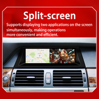 Lecteur multimédia automobile Android GPS LELV Qualcomm665 8,8'' pour BMW X5 E70 2007-2010 avec WiFi intégré et pour