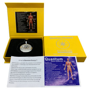 Liontin energi 7 dalam <span class=keywords><strong>1</strong></span> teknologi Jepang Ion negatif jimat baja tahan karat kustom CAMAZ liontin kuantum Sains - Product Image 4