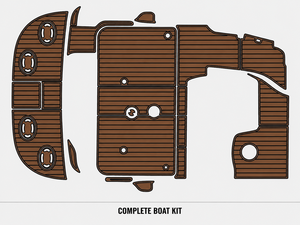 Kit complet de revêtement de pont en mousse EVA imitation teck pour <span class=keywords><strong>SeaRay</strong></span> 340 Sundancer 1999-2002 - Product Image 5