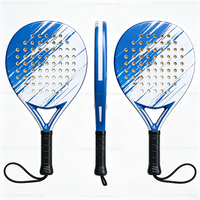 Raquette de paddle en fibre de carbone pour enfants, conception OEM, prix d'usine, professionnelle, 3K/12K/18K, puissance de rotation supérieure, durable, divertissement