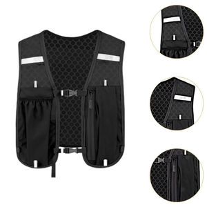 سترة خفيفة الوزن قابلة للتنفس مقاومة للماء من النايلون للترطيب، أزياء رياضية للرجال والنساء للجري والركض والمشي لمسافات طويلة وركوب الدراجات والأنشطة الخارجية - Product Image 3