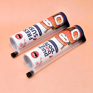 Tube à sushi personnalisé en papier écologique imprimé, emballage alimentaire de qualité supérieure avec tube de sauce pour sushi à faire soi-même - Product Image 6