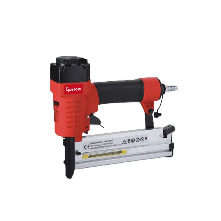 2 in 1 kombi Nailer ve zımba GDY-SF5040B, pnömatik başsız çivi tabancası ve 90K orta zımbalayıcılar (göstergesi 18 başsız çivi s ve 90 zımba)