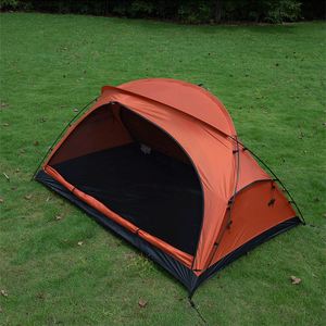 Carpa de Camping para 1-2 Personas, Una Habitación, Refuerzo Diagonal, Impermeable, Resistente al Viento, Transpirable, Aluminio y Poliéster, 230X135x110cm, Portátil - Product Image 4