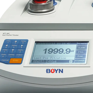BNKFT-40C <span class=keywords><strong>Karl</strong></span> <span class=keywords><strong>Fischer</strong></span> Titrator laboratuvar otomatik potansiyel Titrator volumetrik coulometrik iz nem analiz makinesi - Product Image 3