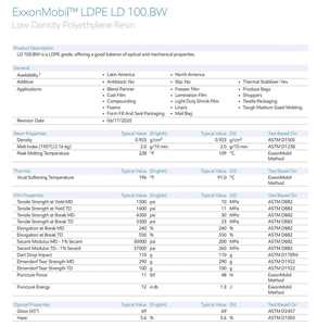 เม็ดพลาสติกโพลีเอทิลีนความหนาแน่นต่ำแบบ LDPE LD100AC 100.BW/ เกรด LDPE - Product Image 2