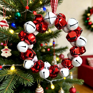 Luxury Handmade Iron Hanging Multicolor Bell Eco-Friendly <b>Christmas</b> <b>Tree</b> Ornament for Indoor Home Store Decor - Product Image 3