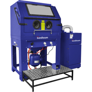 Nouvelle cabine de sablage électrique haute pression avec collecteur de poussière cyclonique, pompe, grande zone de travail pour une efficacité de sablage abrasive - Product Image 1