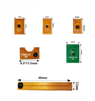 Powerway petit 13.56mhz NFC puce FPC autocollant 5/6/7/8mm Micro FPC Anti-métal plaqué or Nfc étiquette d'étiquette