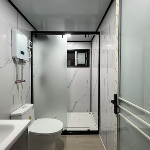 <span class=keywords><strong>Casa</strong></span> Modular Expandible de 2 Dormitorios Estilo Rústico, Cabaña Contenedor de 30 pies, Estilo Madera, Hoteles Retiro Forestal - Product Image 6