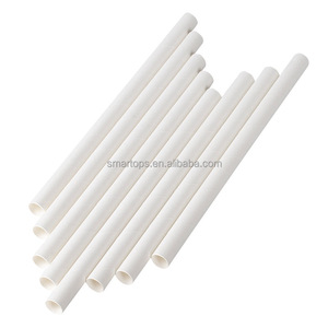 Smartpos Trắng Phân Hủy Sinh Học Uống Giấy Rơm 8*197 Mm 8*210 Mm Giấy Ống Hút Cho Đảng Trang Trí - Product Image 4