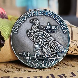 Fabricante de alta calidad 3D personalizado Bar moneda Vagrant antiguo plateado esmalte suave Metal artesanía desafío moneda para recuerdo - Product Image 2