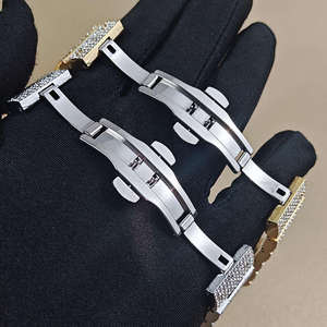 Relojes Cuadrados de Lujo para Mujer, Estilo Hip Hop, con Diamantes de Imitación, Mecánicos Automáticos, VVS Moissanite, Nuevos - Product Image 6