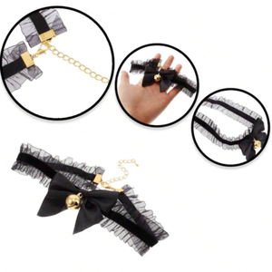 Giocattolo Sessuale per Donna BDSM con Manette in Pelle, Imbracatura SM, Lingerie, Morsetti per Capezzoli, <span class=keywords><strong>Collare</strong></span> del Piacere, <span class=keywords><strong>Bondage</strong></span> per Adulti per Coppie - Product Image 4
