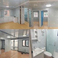 Maison modulaire préfabriquée de 20 pieds, 2 chambres, chambre d'hôtel en conteneur, espace commercial, maison conteneur portable pour Airbnb