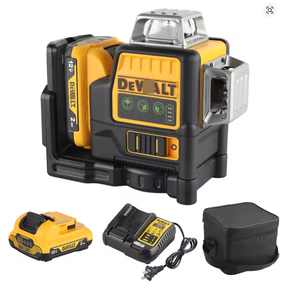 Livella Laser Lineare Verticale a 3 Lati (360 Gradi) OEM <span class=keywords><strong>di</strong></span> Alta Qualità DW089LG, con Batteria al Litio 12V, per Esterni, Colore Verde - Product Image 2