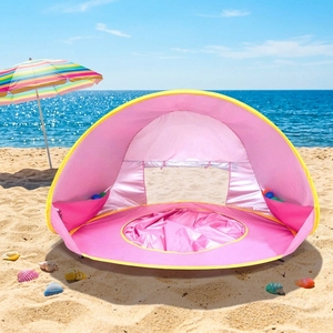 <span class=keywords><strong>Tente</strong></span> de plage pop-up pour enfants <span class=keywords><strong>avec</strong></span> piscine, protection solaire UPF50+, <span class=keywords><strong>tente</strong></span> de jeu portable imperméable pour bébé, tout-petit, <span class=keywords><strong>camping</strong></span>, jardin - Product Image 1