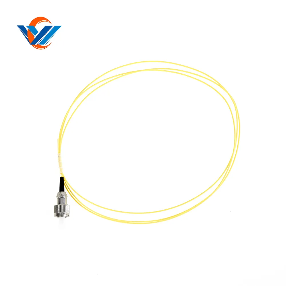 Simplex FC/UPC 9/125 Fibra óptica monomodo Pigtail 0,9mm Chaqueta de PVC