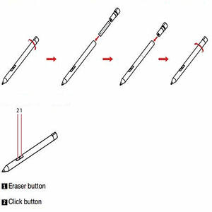 M-ปากกาสำหรับ Huawei <span class=keywords><strong>MediaPad</strong></span> M2,10.0 A01W A01L M5 <span class=keywords><strong>Pro</strong></span> สำหรับเลอโนโว MIIX700 - Product Image 4