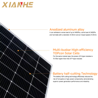 Mandat de 30 ans TOPcon Produits d'énergie solaire Type N 600 Watt 615w 620w 630w Modules Pv cristallins mono panneaux solaires 620w