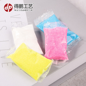 Sable coloré pour la décoration d'aquariums, bleu clair, rose clair, jaune clair, violet, blanc, vert, vente en gros, écologique, fait main - Product Image 4