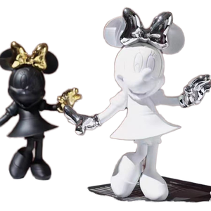 Sáng Tạo Ánh Sáng Sang Trọng Minnie Mickey Búp Bê Trẻ Em Của Phòng Phim Hoạt Hình Phòng Khách Cửa Hàng Trang Trí Nội Thất Nhỏ Màu Đỏ Cuốn Sách Phong Cách Nhựa Thủ Công Mỹ Nghệ - Product Image 6