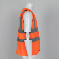 Logo personnalisable gilet de sécurité gonflable thermique respirant vêtements de travail réfléchissants haute visibilité pour la construction d'été EN