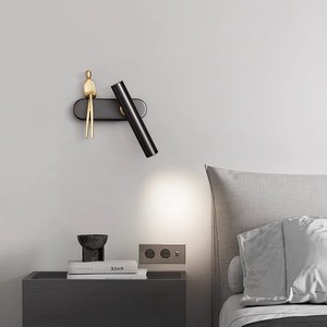 Modern Minimalist Wall Lamp LED Touch Control Rotating Light Bedroom Nordic Design Artistic <b>Decorative</b> <b>Lighting</b> - Product Image 1