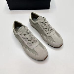 Baskets rétro de créateur pour femme, confortables et légères, idéales pour le printemps et l'été, chaussures de marche décontractées de luxe, couleur unie - Product Image 4